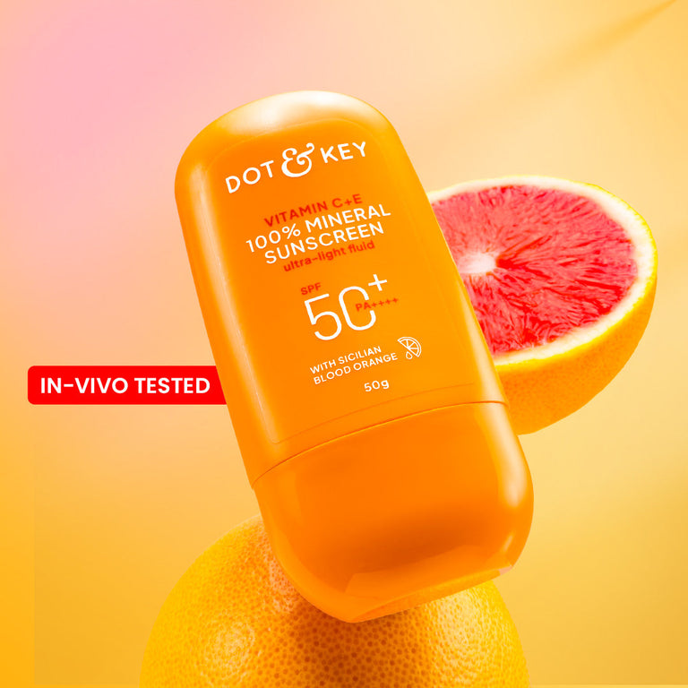 Vitamin C + E 100% Mineral Sunscreen IN-VIVO tested SPF 50+, PA++++