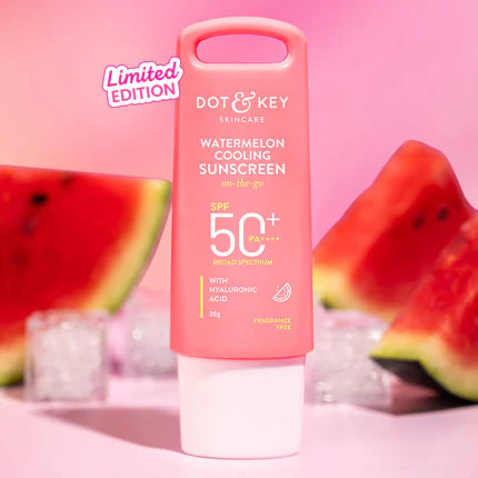 Watermelon Cooling Hyaluronic Sunscreen SPF 50+ testing