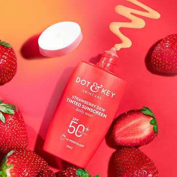 Strawberry Dew Tinted Sunscreen SPF 50+ PA++++ With New-Age UV Filters