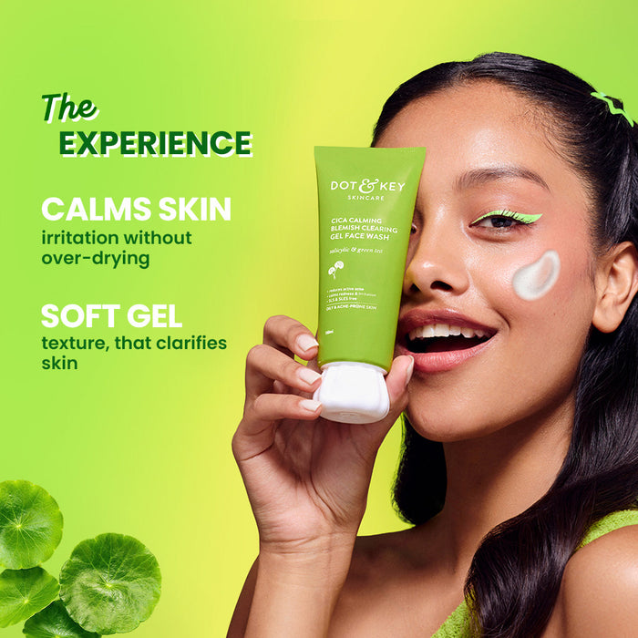 Cica + Salicylic Acid Face Wash for Oily Skin