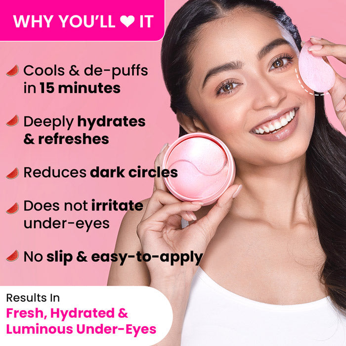 Watermelon Cooling Hydrogel Eye Patches