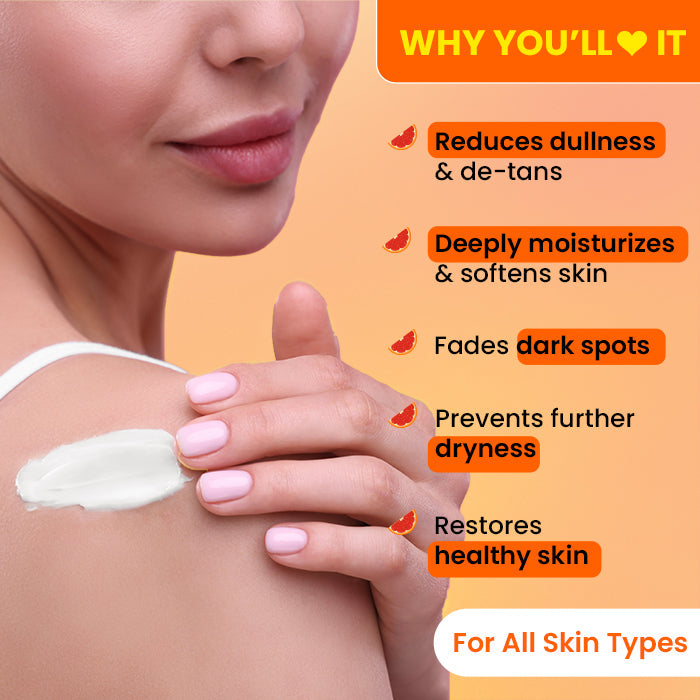 Vitamin C + E Body Lotion for Glowing Skin