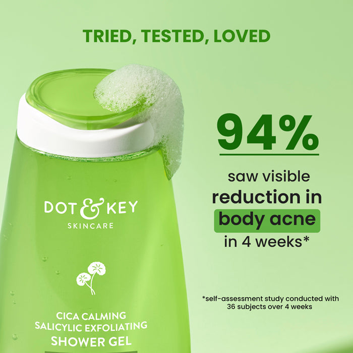 Cica + 1% Salicylic Acid Exfoliating Shower Gel