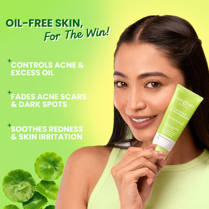 CICA + 5% Niacinamide Oil - Free Moisturizer for Dark Spots & Acne