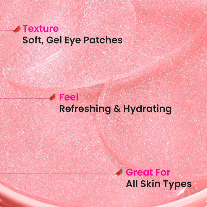 Watermelon Hydrogel Under-eye Patches, Pack of 2