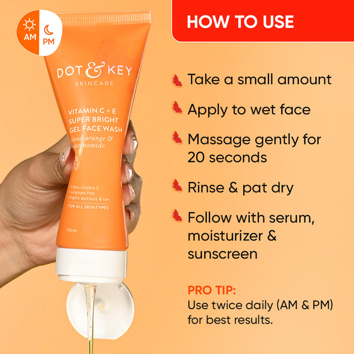 Vitamin C Gel Face Wash - Pack of 2