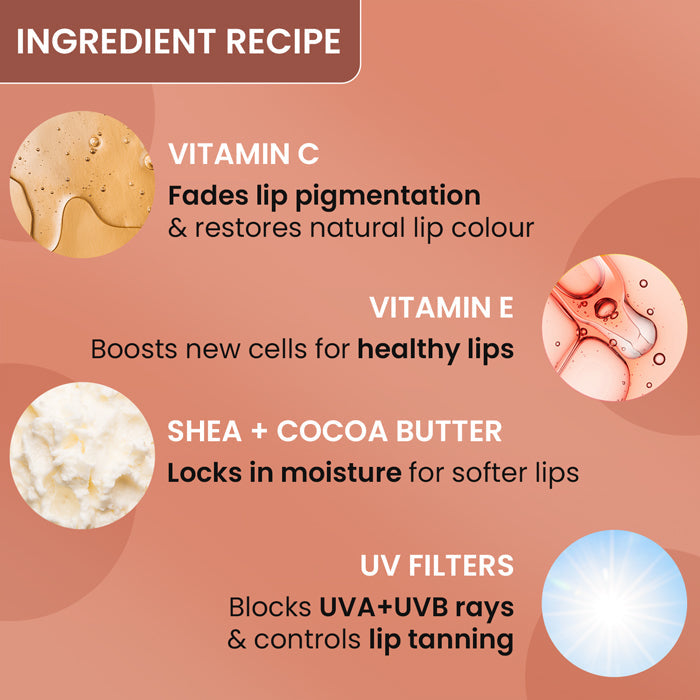 Vitamin C + E Brightening Lip Balm with SPF 50+
