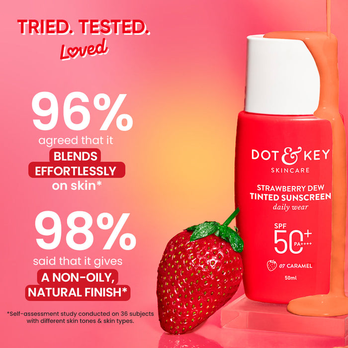 Strawberry Dew Tinted Sunscreen Sand, Pack of 2