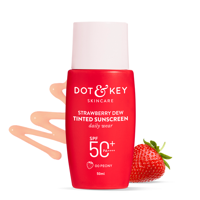 Strawberry Dew Tinted Sunscreen SPF 50+ PA++++ Testing