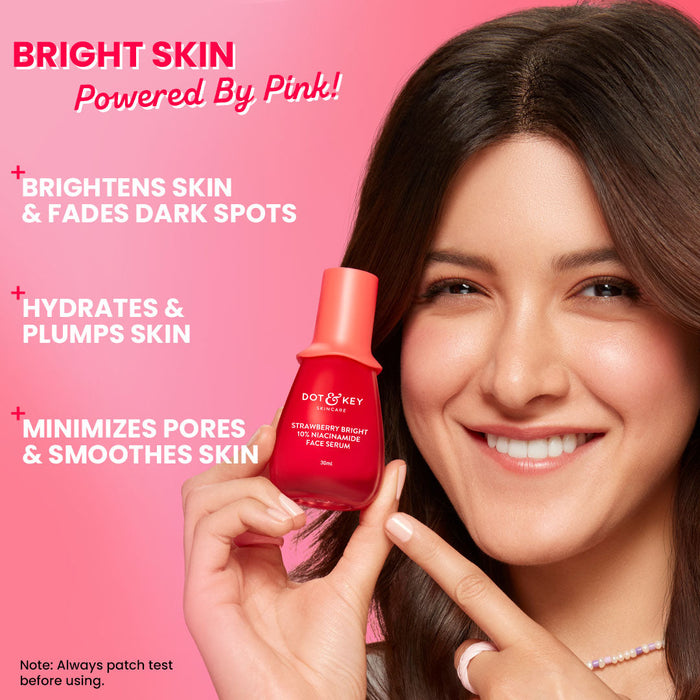 Strawberry Bright 10% Niacinamide Face Serum