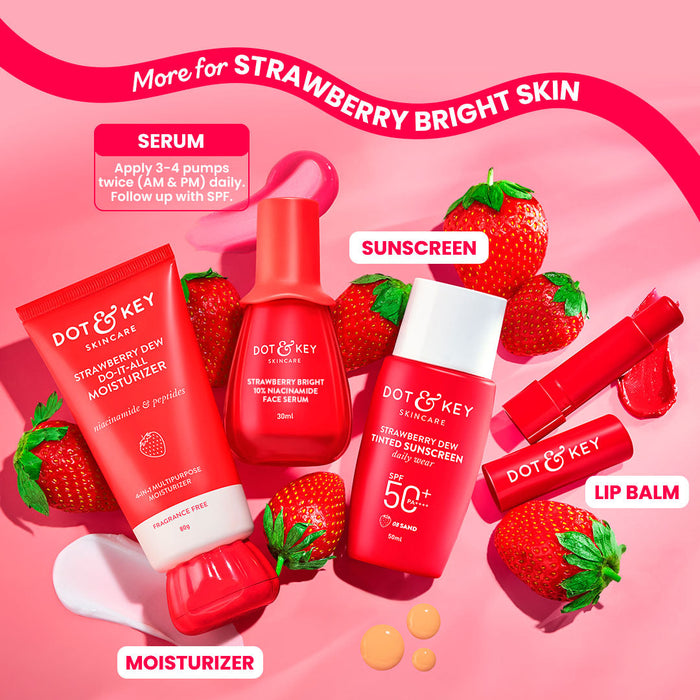 Strawberry Bright 10% Niacinamide Face Serum