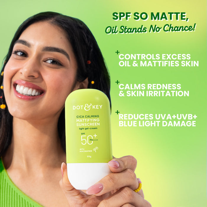 SPF 50+ Cica & Niacinamide Sunscreen 50g - Pack of 2