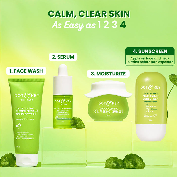 SPF 50+ Cica & Niacinamide Sunscreen 50g - Pack of 2